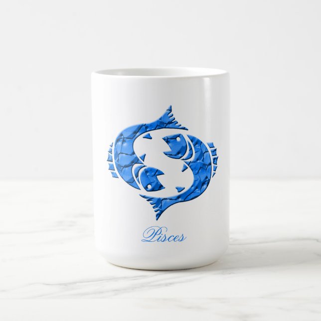 Horoskop Zodiac Sign Pisces Kaffeetasse (Mittel)