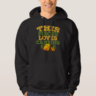 Horoskop Zodiac Sign Pisces Lieben Camping Hoodie