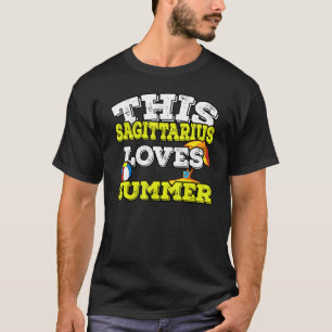 Horoskop Zodiac Sign Sagittarier Lieben Sommer T-Shirt