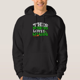 Horoskop Zodiac Sign Scorpio Lieben Lizards Hoodie