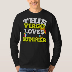 Horoskop Zodiac Sign Virgo Lieben Sommer T-Shirt