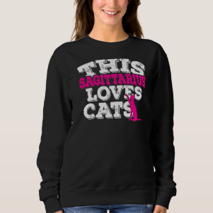 Horoskop Zodiaka - Symptome Lieben Katzen Sweatshirt