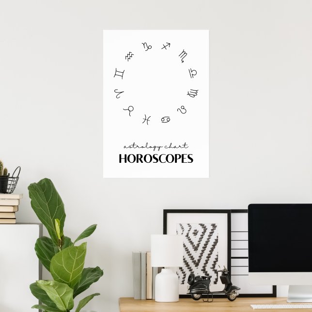 Horoskope Poster (Heimbüro)