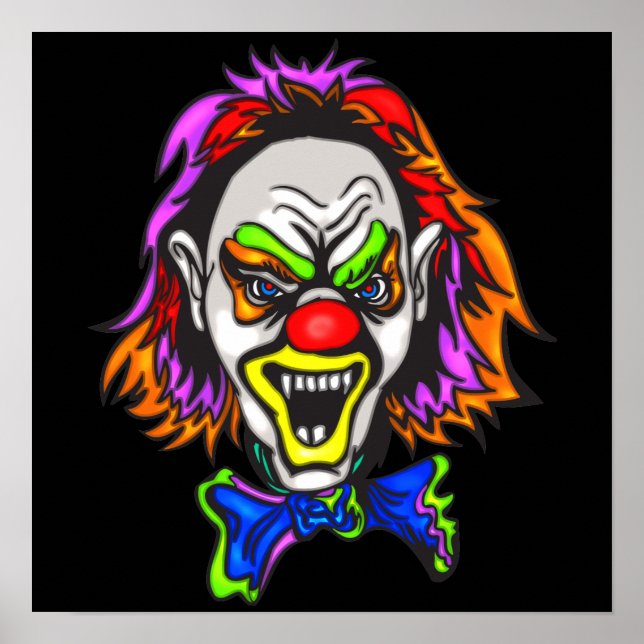 Horrid Evil Clown Poster (Vorne)