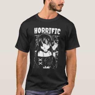 Horrific Anime Kawaii Gothic Aesthetic Darkwave Em T-Shirt