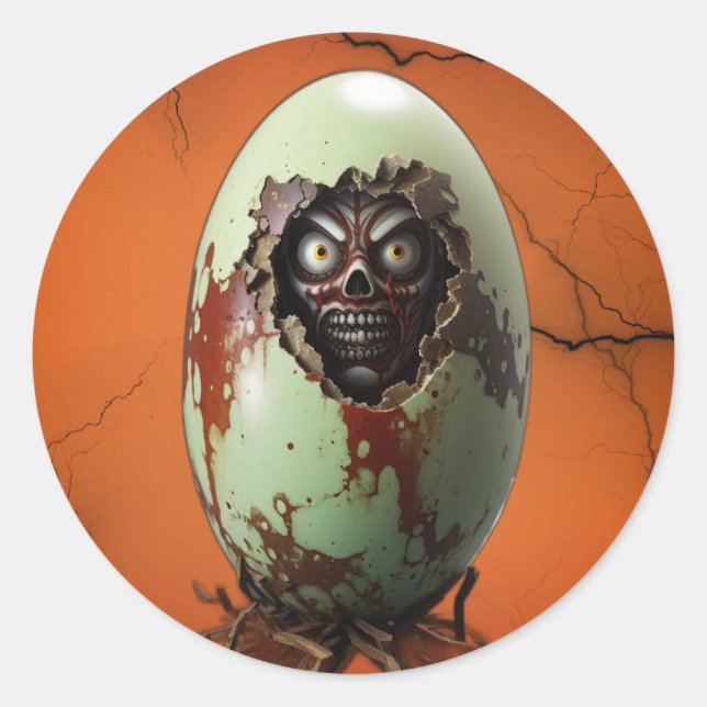 Horrific Hatchling Runder Aufkleber (Vorderseite)
