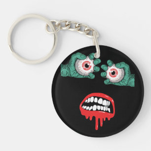 Horrific Zombie Hands mit schmelzendem Lipstick Schlüsselanhänger