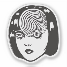 Horror anime girl  aufkleber