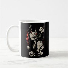 Horror anime girl  kaffeetasse