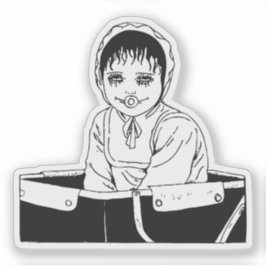 Horror-Anime-Kunst Aufkleber