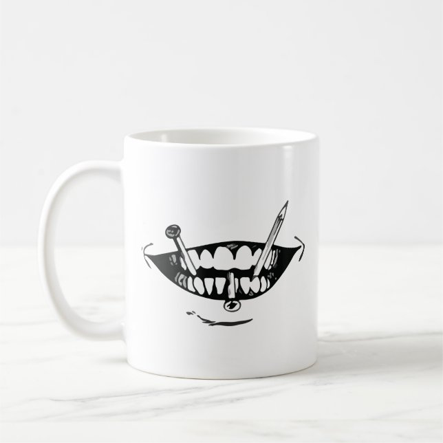 Horror-Anime-Kunst Kaffeetasse (Links)