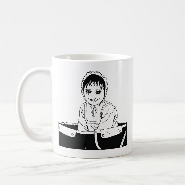 Horror-Anime-Kunst Kaffeetasse (Links)