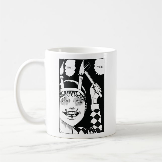 Horror-Anime-Kunst Kaffeetasse (Links)