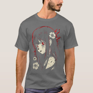 Horror Anime Mädchen dunkle Indie Gothic Alt Japan T-Shirt