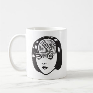 Horror-Anime-Mädchen Kaffeetasse