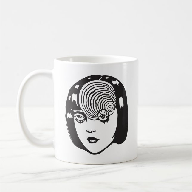 Horror-Anime-Mädchen  Kaffeetasse (Links)