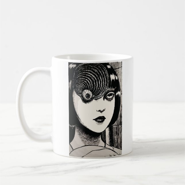 Horror Anime Mädchen  Kaffeetasse (Links)