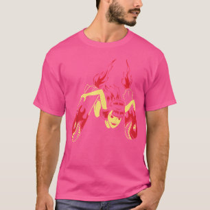 Horror Art - Bomb Girl Nose Art - Psychobile Punk T-Shirt
