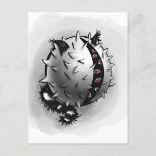 Horror Art Dark Fantasy Monster Postkarte