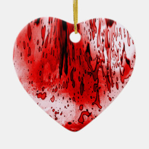 Horror Beängstigend Bloody Halloween Keramik Ornament