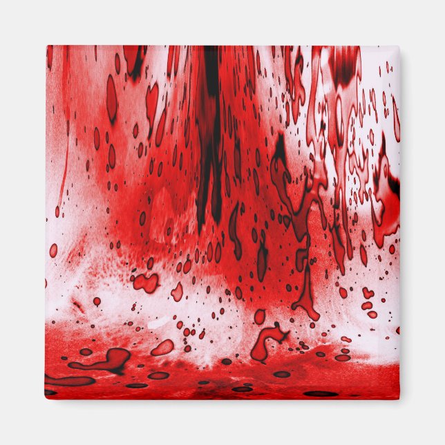 Horror Beängstigend Bloody Halloween Magnet (Vorne)