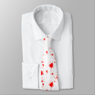 Horror Blood plattered Neck Tie Krawatte