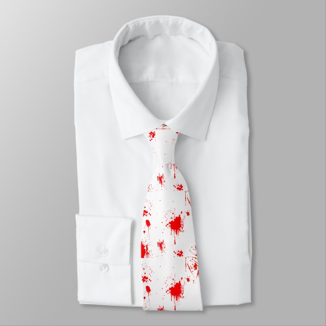 Horror Blood plattered Neck Tie Krawatte (Gebunden)