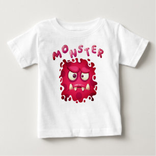 Horror bringt lustiges Monster vor Baby T-Shi Baby T-shirt