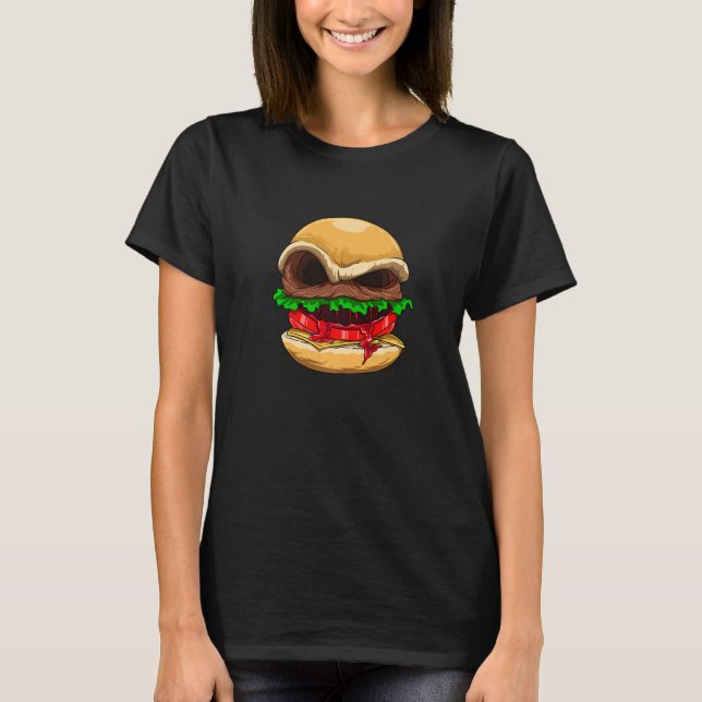 Horror Burger Zombie Burger T-Shirt (Vorderseite)