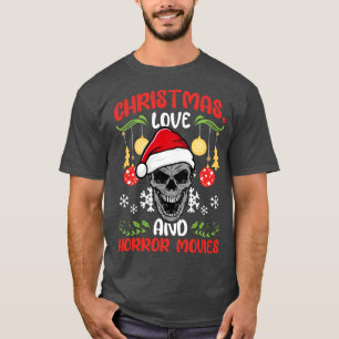 Horror Cinema Creepy Santa Christmas Liebe 2 T-Shirt