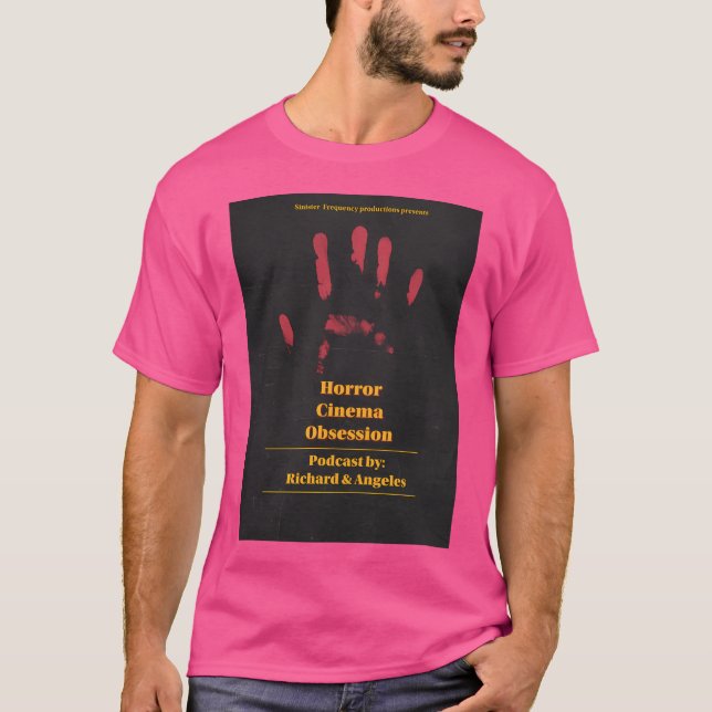 Horror Cinema Obsession Alt Logo T-Shirt (Vorderseite)