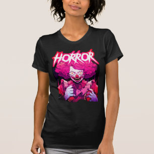 Horror Clown Pink T-Shirt
