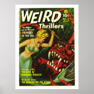 Horror-Comic-Poster von 14.95 Uhr Poster