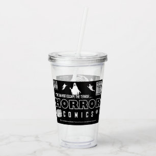 HORROR-Comics-Becher Acryltrinkbecher