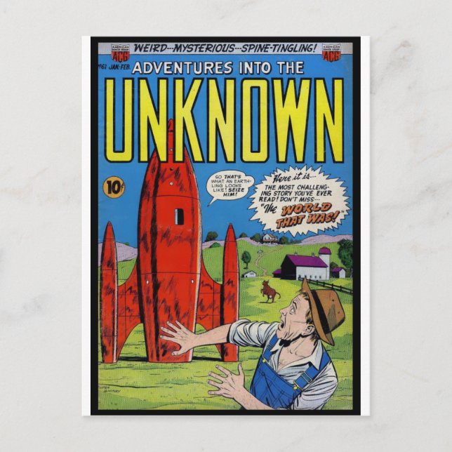 Horror-Comics: Into the Unknown 61. Postkarte (Vorderseite)