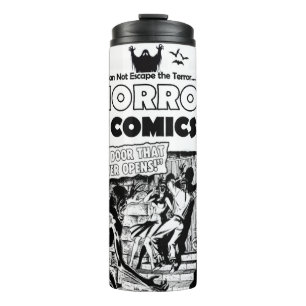 'Horror-Comics' Retro-Tumbler Thermosbecher
