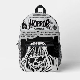 HORROR-Comics-Rucksack Bedruckter Rucksack