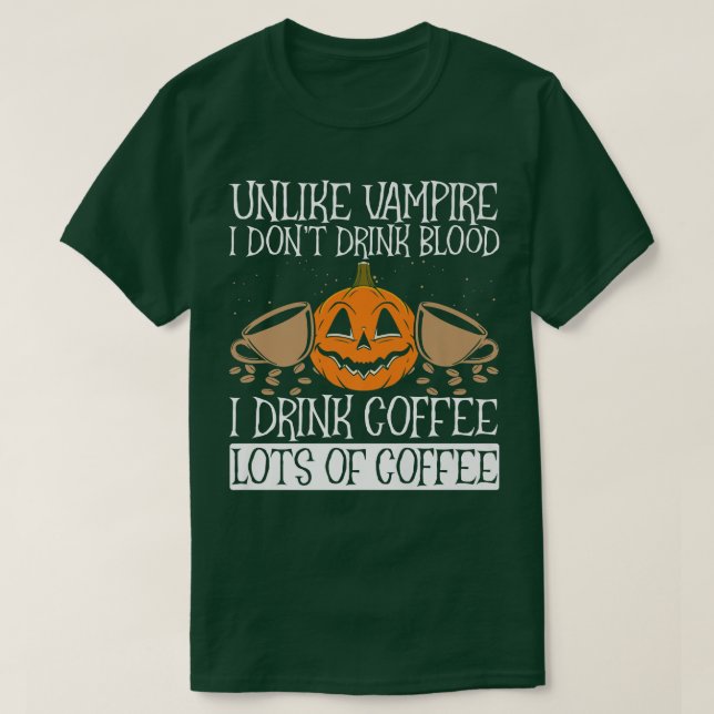 Horror Creepy Pumpkin Spooky Halloween T-Shirt (Design vorne)