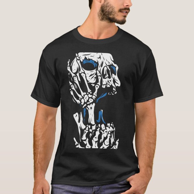 Horror creepy skull T-Shirt (Vorderseite)