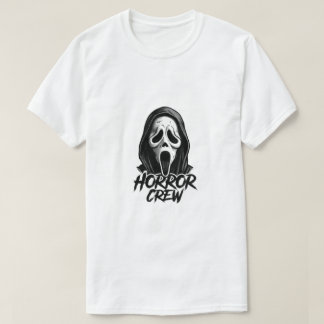 Horror Crew Geistermaske Vintage Slasher-Film T-Shirt