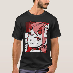 Horror-Dämonen-Mädchen Goth Eboy Egirl Harajuku-Äs T-Shirt