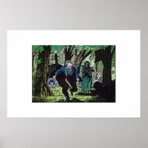 Horror der 1970er Jahre Vintage Comicen für Comic- Poster