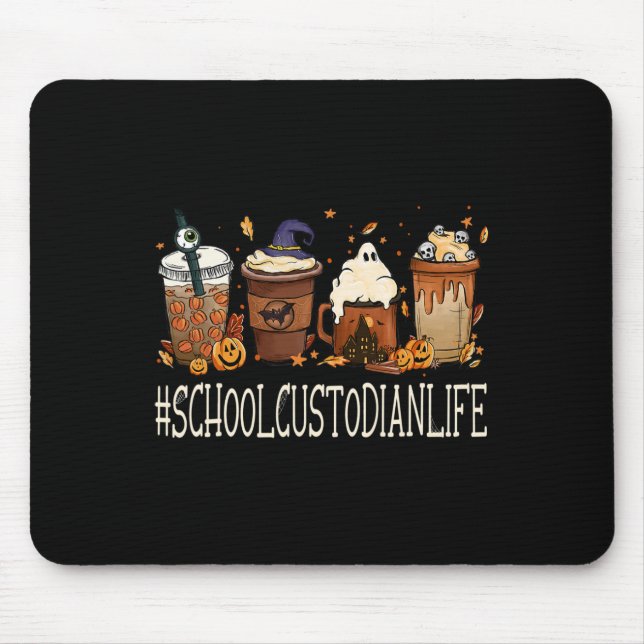 Horror des Schulkäufers Fall Kaffeepumpe Mousepad (Vorne)