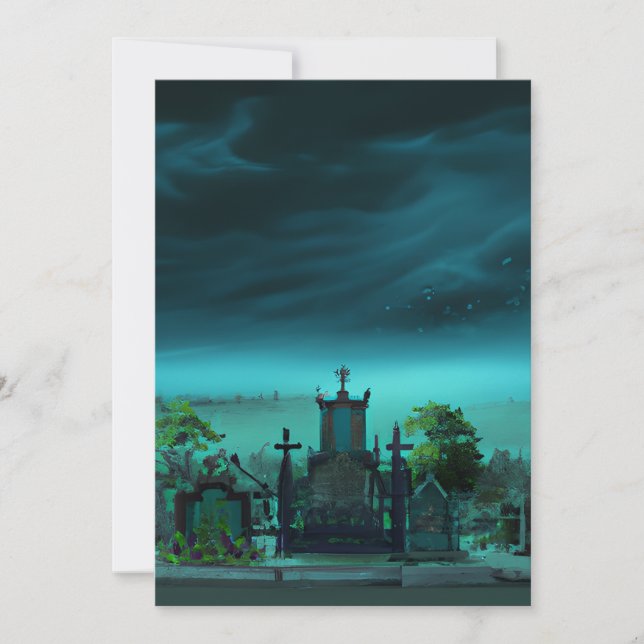 Horror Einladung (Vorderseite)