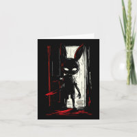 Horror Evil Bunny Rabbit Slasher Creepy Door Alt G