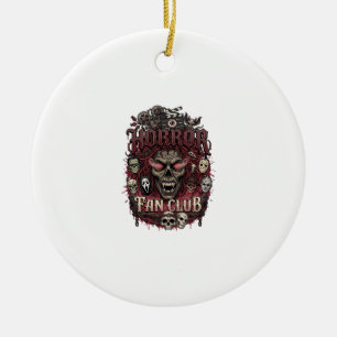 Horror-Fan-Club Halloween-Dämonengesicht Totenköpf Keramik Ornament