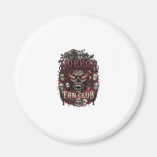 Horror-Fan-Club Halloween-Dämonengesicht Totenköpf Magnet