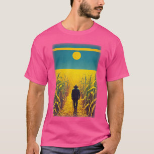 Horror-Filmplakat Killer Mais Maisfelder Bauernhof T-Shirt