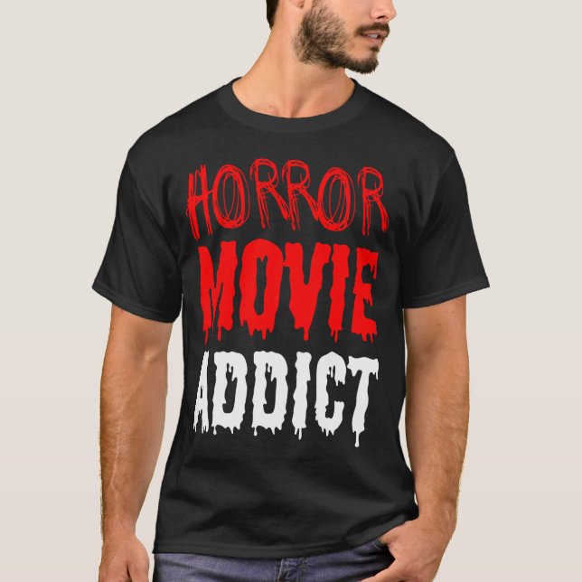 Horror-Geschenk - Horror Filmberater T-Shirt (Vorderseite)