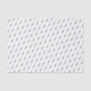 Horror-Geschenkpapier für menschliches Skelett Seidenpapier